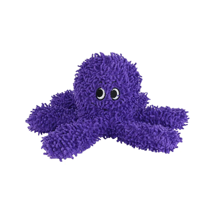 Tuffy Dog Toys - VIP Products - Mighty Microfiber Ball Med Octopus Purple, Squeaky Dog Toy