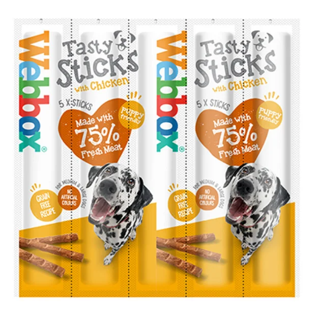 Webbox Dog's Delight Sticks with Chicken (Large Dogs)