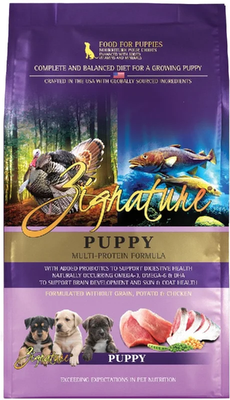 Zignature Grain Free Puppy Multi-Protein Formula Dry Dog Food